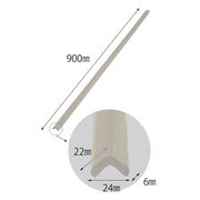 Banda protectie colturi, din spuma, culoarea lemnului alb, 90cm