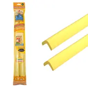 Banda protectie muchii si margini set 2 buc 40cm spuma galben pastel   carboysafety