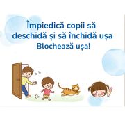 Blocator usa copii ,   sistem anti-deschidere usor de montat