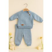 Costumas bleu bebelusi – set calduros si confortabil pentru baietei trmd0801