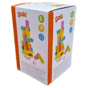 Joc de echilibru, cuburi de lemn, 5 ani+, goki