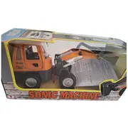 Masini de constructie, cu sunete si lumini, 16x9cm, 3 ani+, goki