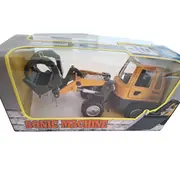 Masini de constructie, cu sunete si lumini, 16x9cm, 3 ani+, goki