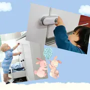 Opritor usi dulap, cu buton invizibil, 1 buc