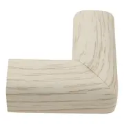 Protectie colturi mobila, din spuma, culoarea lemnului alb