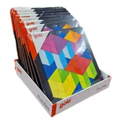 Puzzle 3d lemn copii, 46 piese, goki