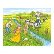 Puzzle cuburi anotimpuri la ferma copii 3 ani+ goki   carboysafety