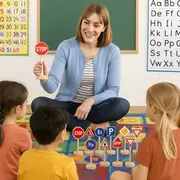 Semne de circulatie copii set 15 buc lemn goki