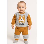 Set bluzita si pantaloni gules - vulpe bbl34