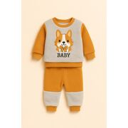 Set bluzita si pantaloni gules - vulpe bbl34