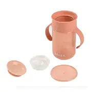 Cana de invatare Beaba 340 ml Pink