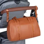 Geanta de infasat Childhome Mommy Club piele PU Maro