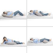 Perna gravida Beaba Big Flopsy 170 cm Fleur de Coton Terracotta