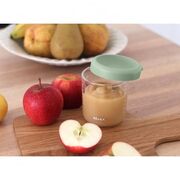 Recipient ermetic sticla Beaba 250 ml Sage Green