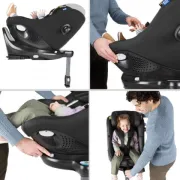 Scaun auto Graco rotativ 360 Turn2Me DLX i-Size Midnight