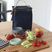 Set 2 recipiente ermetice sticla Beaba 150 ml Mineral Sage Green