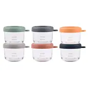 Set 6 recipiente sticla Beaba 150 ml Sunrise