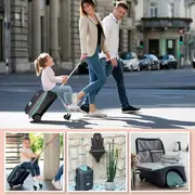 Troler Beaba Luggage Eazy Green Blue