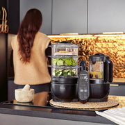 Babymoov - robot multifunctional 5 in 1 nutribaby (+) xl, mineral black bbba001140