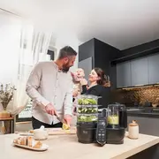 Babymoov - robot multifunctional 5 in 1 nutribaby (+) xl, mineral black bbba001140