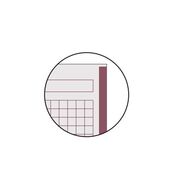 Caiet reciclat Miquelrius ECOLAVENDER Emotions, cu spira, A4, matematica, 80 file, lavanda BPTCMQ06090