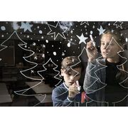 Marker pentru sticla Edding 4090, creta lichida pe baza de apa, varf retezat, 4-15 mm, albastru BPTCED409003