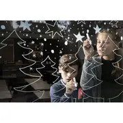 Marker pentru sticla Edding 4090, creta lichida pe baza de apa, varf retezat, 4-15 mm, albastru BPTCED409003