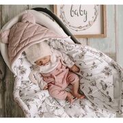 Paturica Universala Pentru Scoica Auto Bumbac   Catifea ,   Baloane - Caldura, Confort Si Siguranta In Fiecare Calatorie Pjb612431