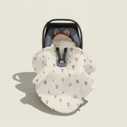 Paturica Universala Pentru Scoica Auto Bumbac   Catifea ,   Baloane - Caldura, Confort Si Siguranta In Fiecare Calatorie Pjb612431