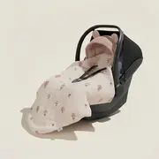 Paturica Universala Pentru Scoica Auto Bumbac   Catifea ,   Baloane - Caldura, Confort Si Siguranta In Fiecare Calatorie Pjb612431