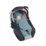 Paturica de infasat BabyNomade 0-6 luni Baltic Blue