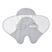 Paturica de infasat BabyNomade 0-6 luni Heather Grey