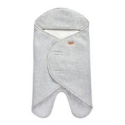 Paturica de infasat BabyNomade 0-6 luni Heather Grey