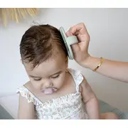 Perie de imbaiat din silicon Beaba Misty Green