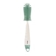 Perie din silicon Beaba 2 in 1 Sage Green