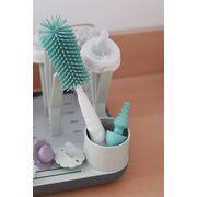 Perie din silicon Beaba 2 in 1 Sage Green