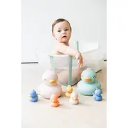 Set Ratuste De Baie ,   Familie Completa: 2 Ratuste Mari + 5 Ratuste Mici   Distractie, Siguranta Si Stimulare Senzoriala Pentru Cei Mici Pjbc2442