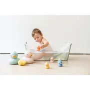 Set Ratuste De Baie ,   Familie Completa: 2 Ratuste Mari + 5 Ratuste Mici   Distractie, Siguranta Si Stimulare Senzoriala Pentru Cei Mici Pjbc2442