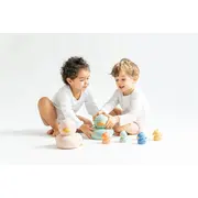 Set Ratuste De Baie ,   Familie Completa: 2 Ratuste Mari + 5 Ratuste Mici   Distractie, Siguranta Si Stimulare Senzoriala Pentru Cei Mici Pjbc2442