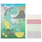 Set creativ pictura cu diamante Creative Craft, design dinozaur BPTCJK066790