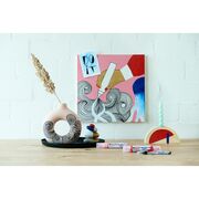 Set markere acrilice Edding 5100, varf 2-3 mm, culori pastel, 5 bucati/set BPTCED510059