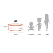 Piscina Uscata Cu 200 De Bile 7cm Meowbaby   Aesthetic, 90x30 Cm, Premium Velur Reiat   Corduroy Roz Pjbbsar9002