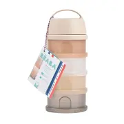 Recipient lapte praf 4 compartimente Beaba transparente Clay