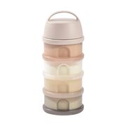 Recipient lapte praf 4 compartimente Beaba transparente Clay