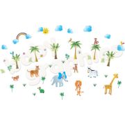 Sticker perete Animale din Jungla -  BBG001
