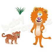 Sticker perete Animale din Jungla -  BBG001