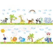 Sticker perete Animale Salbatice Modulare -  BBG002
