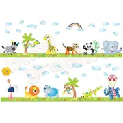 Sticker perete Animale Salbatice Modulare -  BBG002