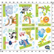 Sticker perete Animale Salbatice Modulare -  BBG002