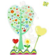 Sticker perete Flori si copacei -  BBG007